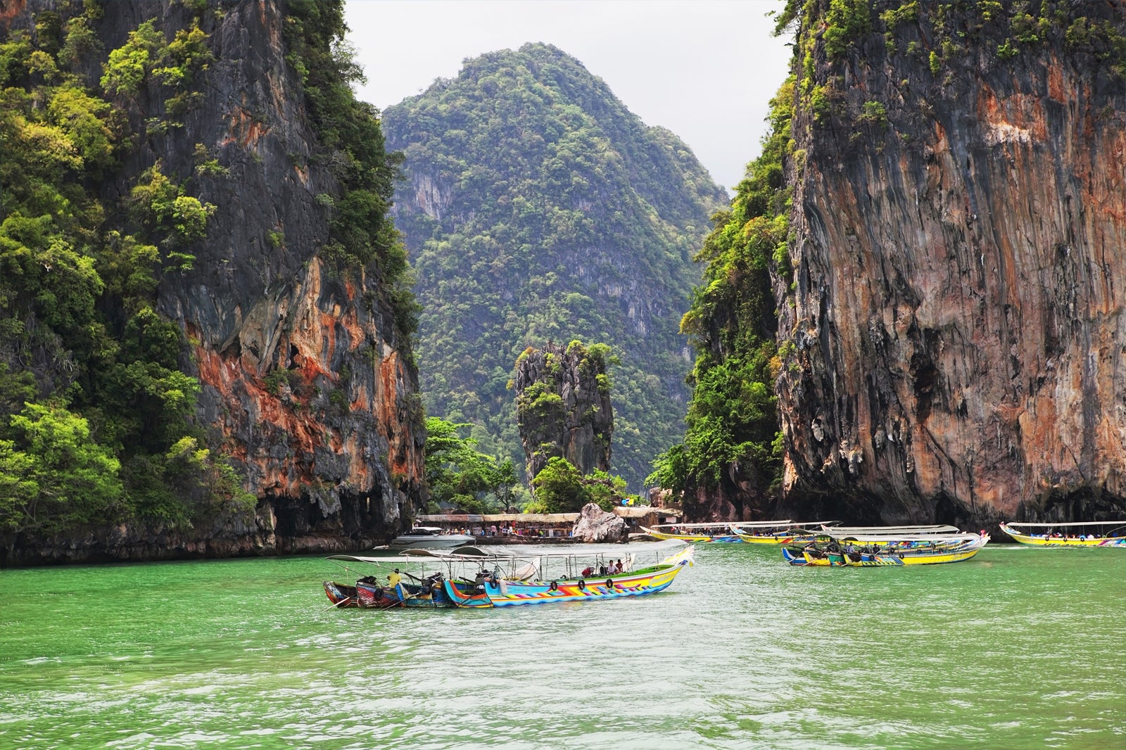 A yacht in Phang Nga Bay