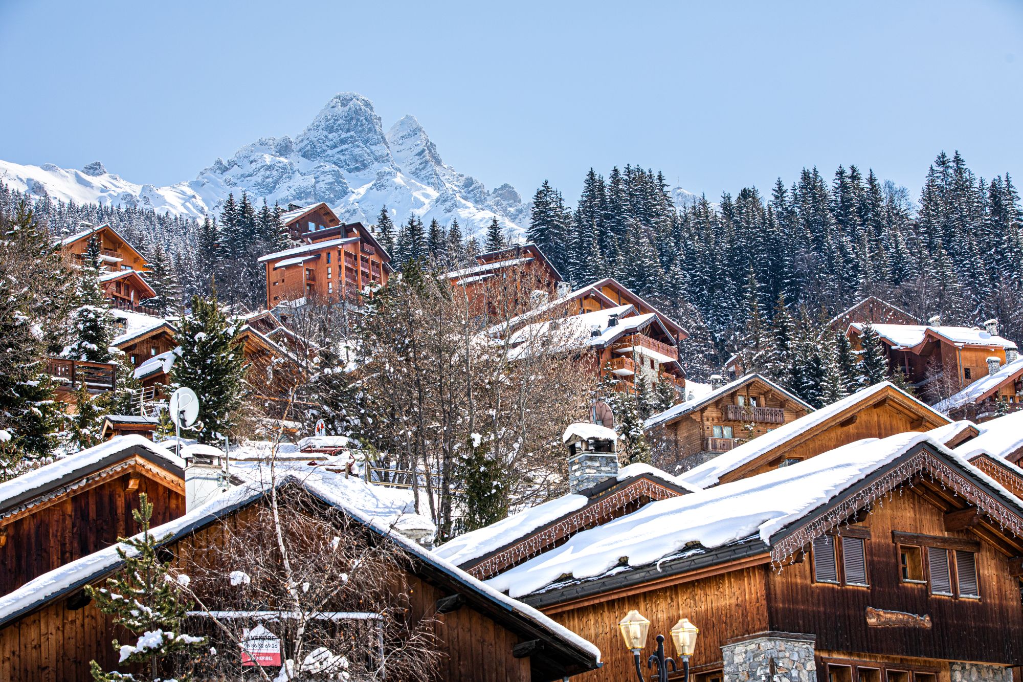 Méribel in winter