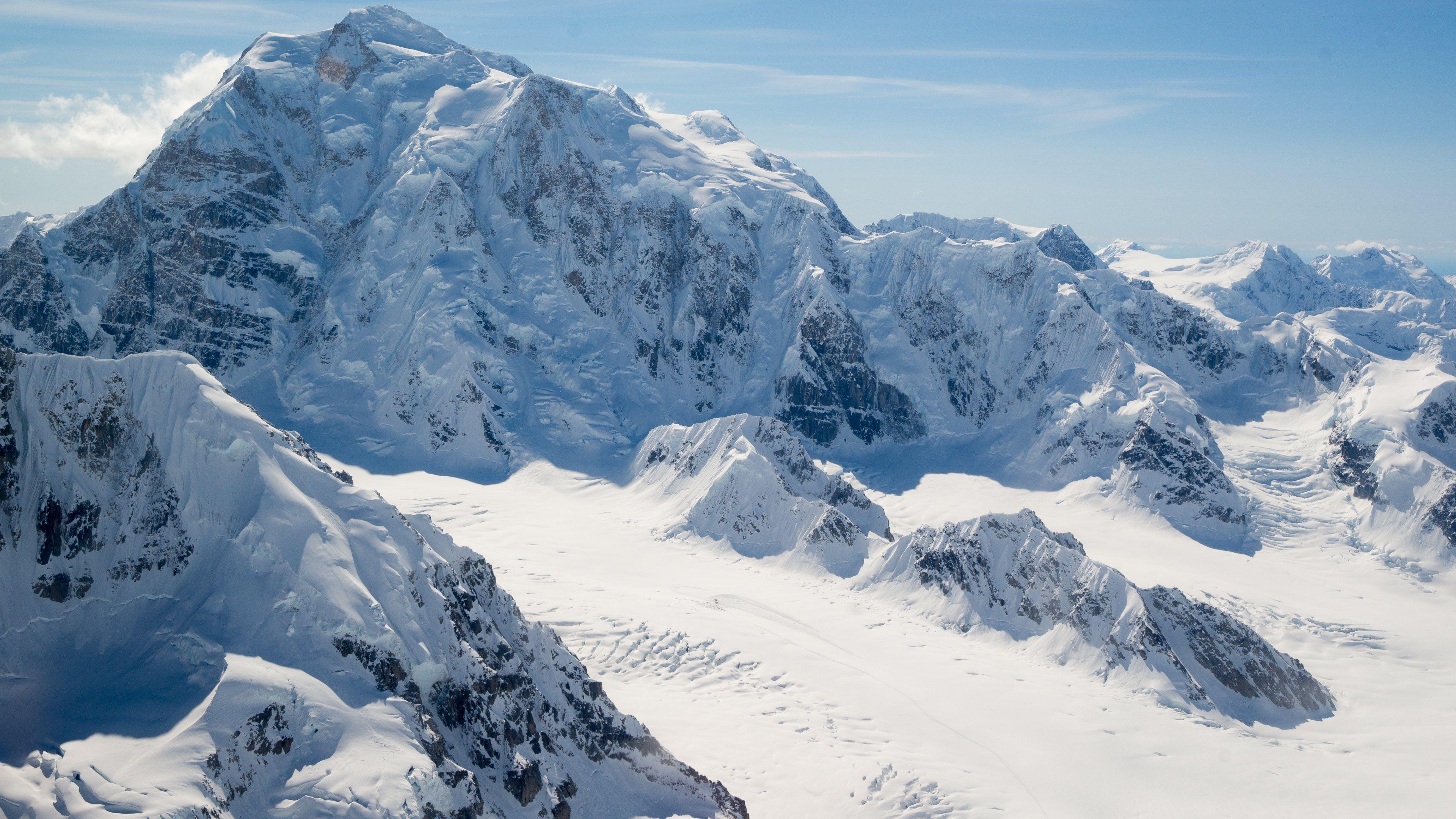 Untouched slopes in the early morning